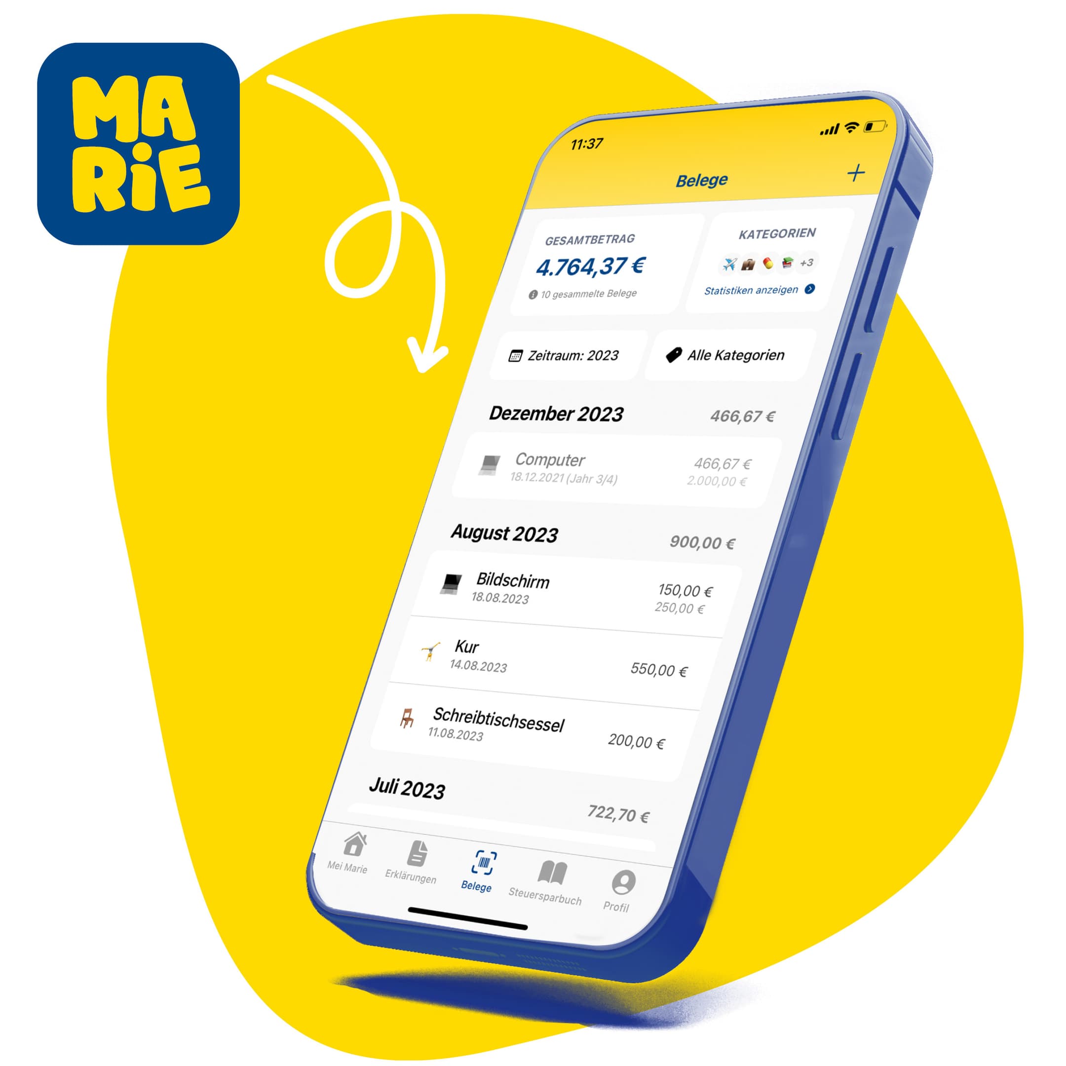 Steuern sparen leicht gemacht.