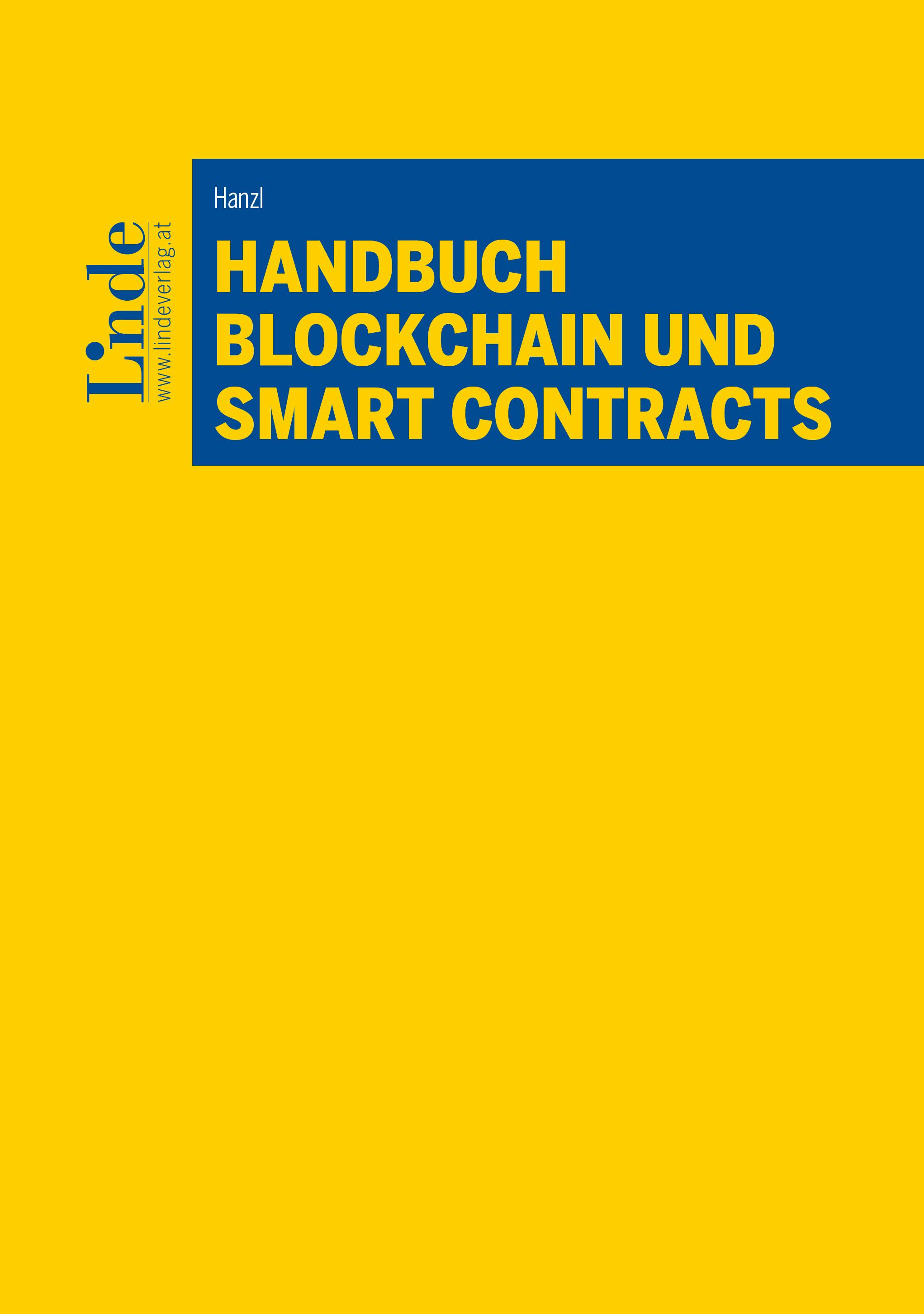 Hanzl
Handbuch Blockchain und Smart Contracts