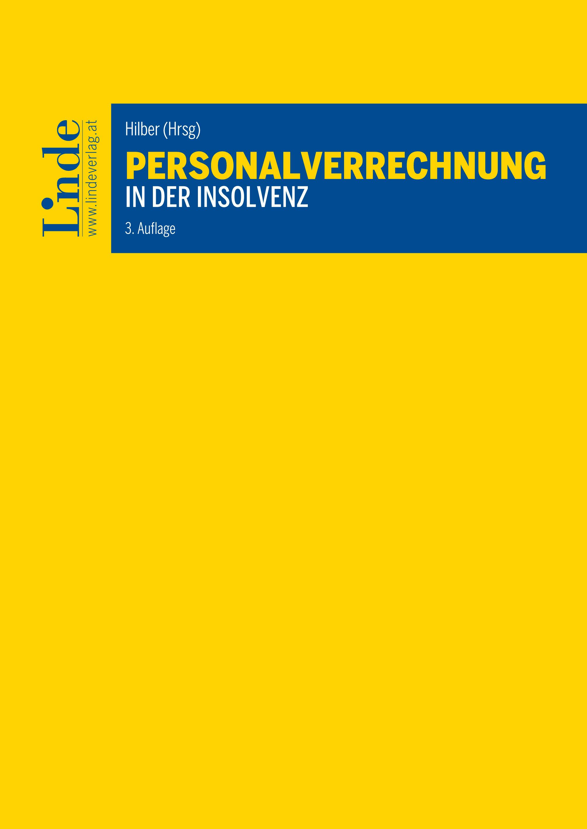 Hilber (Hrsg.)
Personalverrechnung in der Insolvenz